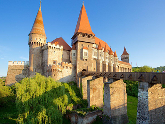 Hunyad Castle by Corvin Hunedoara Romania Transylvania